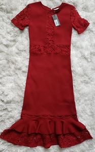 Sachin & Babi Burgundy Dress